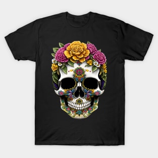 Sugar Skulls and Flowers T-Shirt